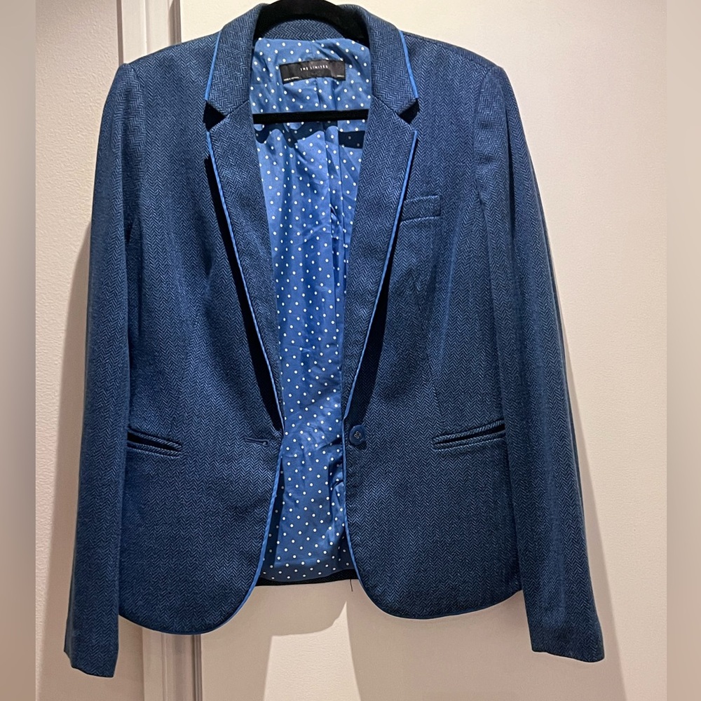 The Limited Tweed Blazer, Medium. Never worn, vent still intact!